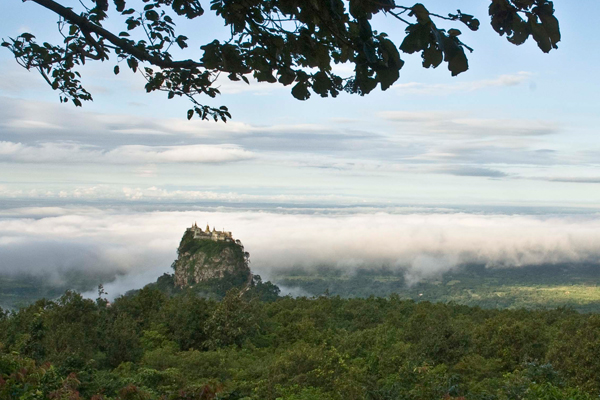 POPA NATIONAL PARKSpend a few days in the lap of nature when you visit the Popa Mountain Park located near the Kaukpadaung Township in Mandalay Division. This park was established in 1989 and occupies an area of 129 sq.km. It surrounds Mount Popa. You can spot a wide range of animals here such as the dusky leaf monkey, barking deer, wild pigs and a range of birds. This diverse place is yet to be discovered by the world. Hence, you can enjoy a few days away from the crowd.Location: Mandalay Regions